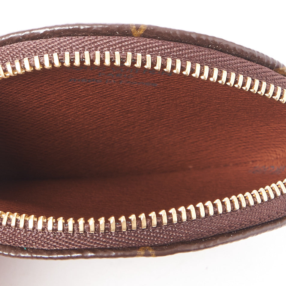 Monogram Round Coin Purse