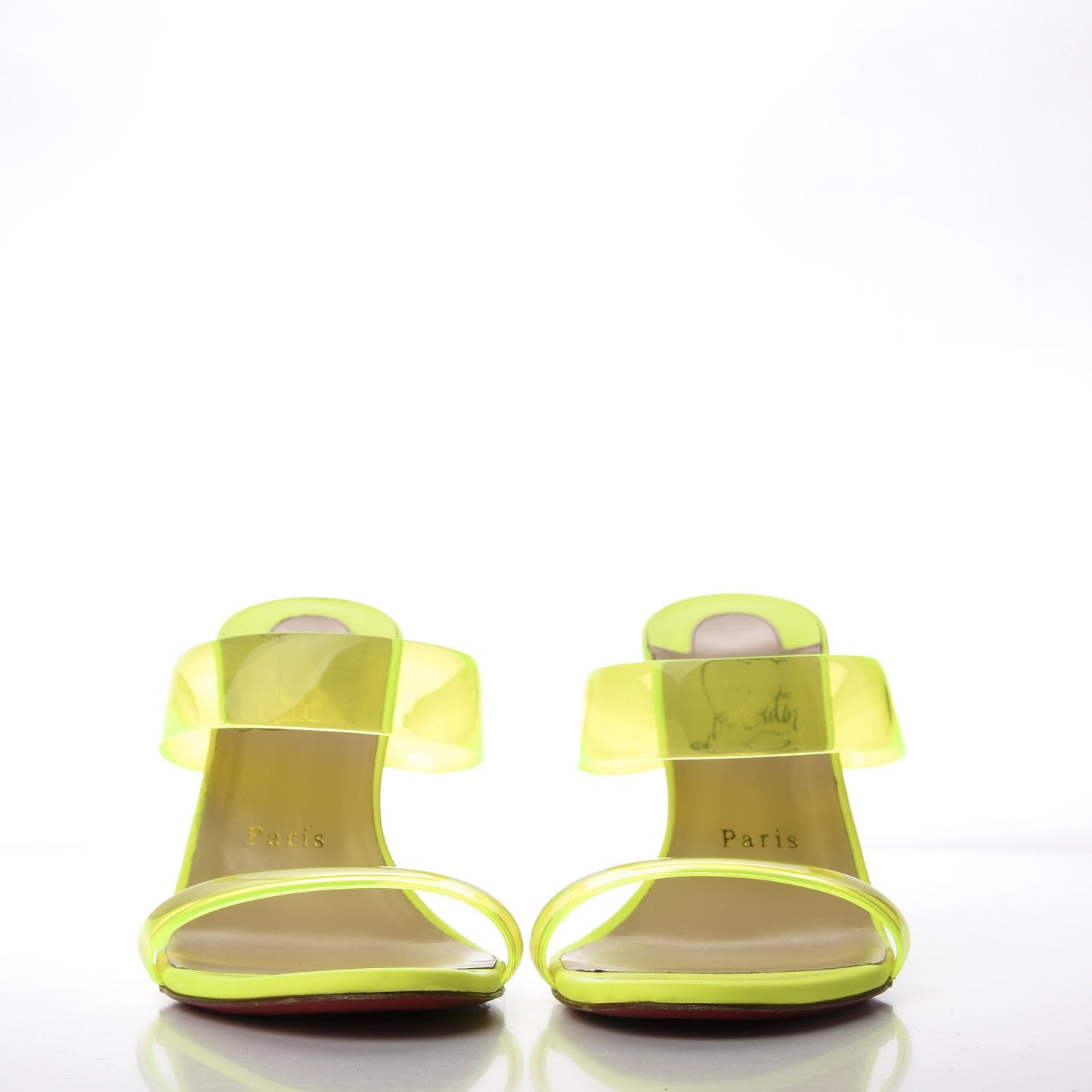 PVC Ovida 85 Slide Sandals 38.5 Yellow