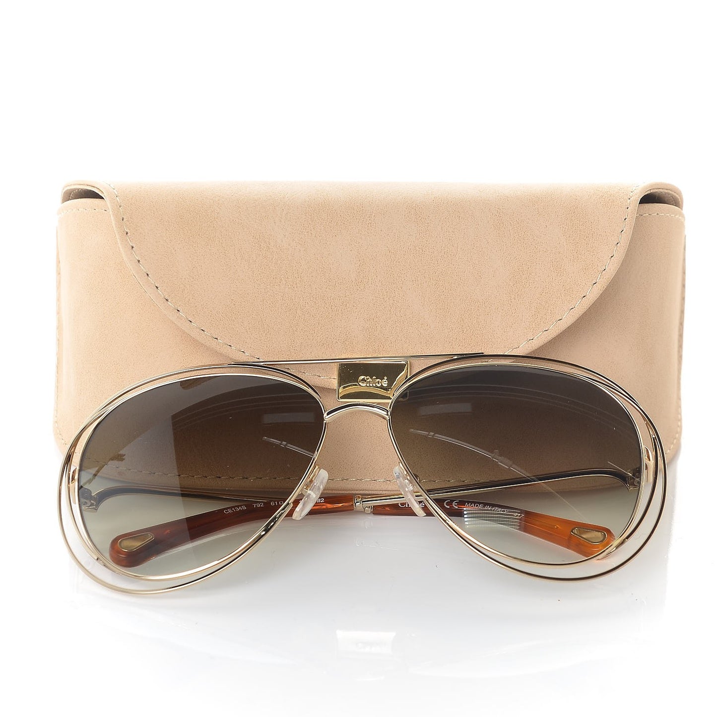 Carlina Round Sunglasses CE134S Gold