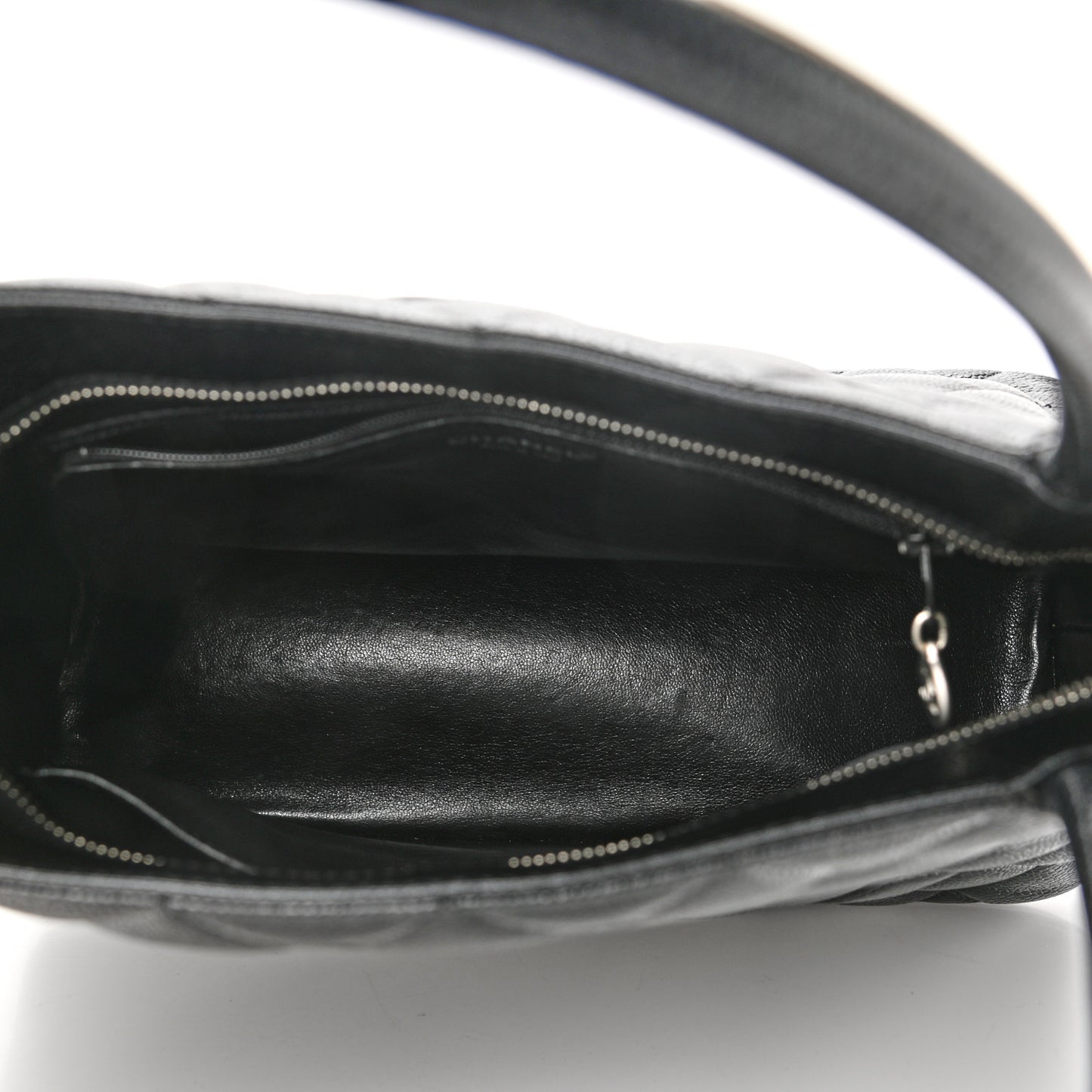 Caviar Quilted Medallion Tote Black