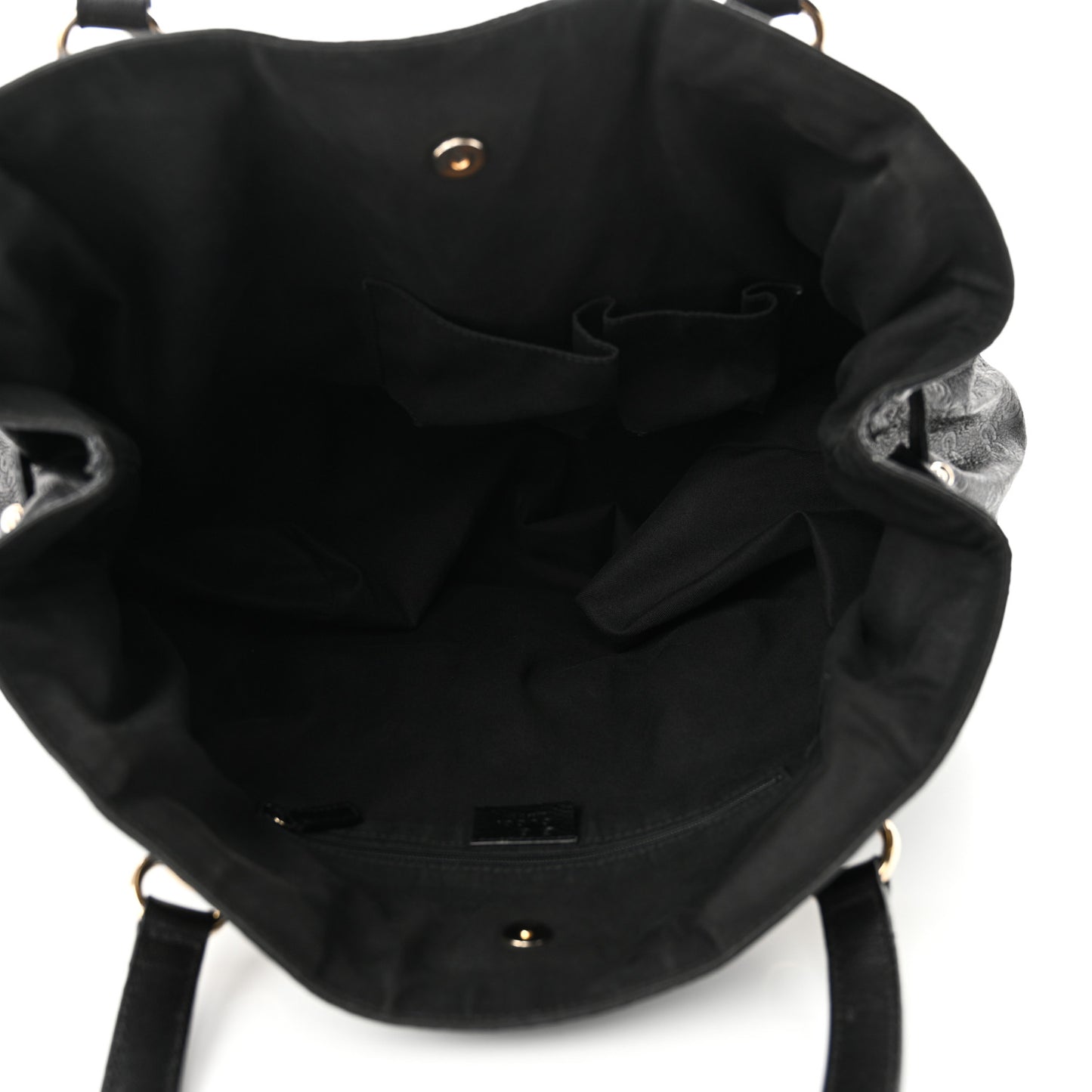 Guccissima Large Full Moon Tote Black
