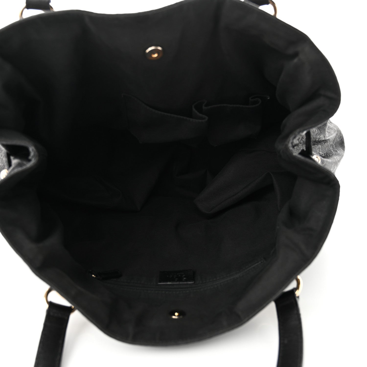 Gucci Guccissima Large Full Moon Tote Black 5 of 10