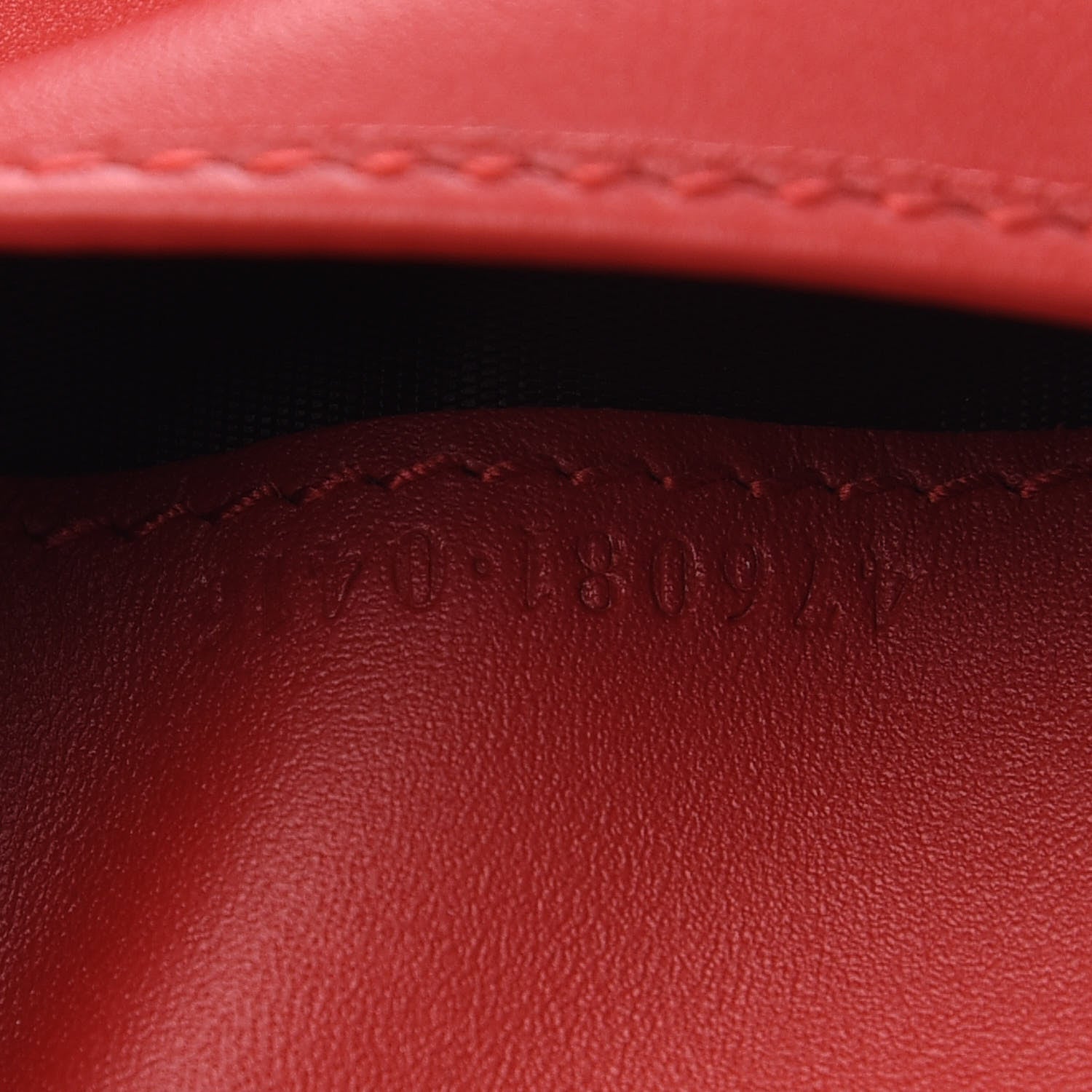 Gucci Calfskin Sylvie Wallet Hibiscus Red 6 of 7