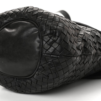 Bottega Veneta Nappa Intrecciato Crossbody Flap Bag Black 9 of 9