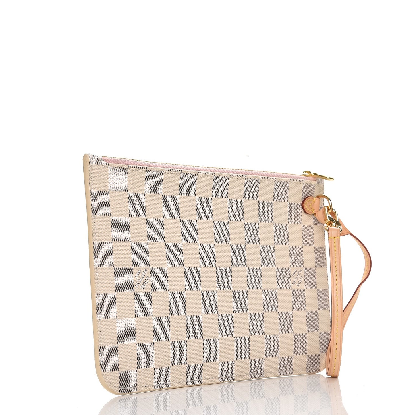 Damier Azur Neverfull MM GM Pochette Rose Ballerine