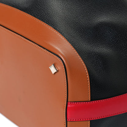 MCM Goatskin Medium Milano Drawstring Bag Black 11 of 12