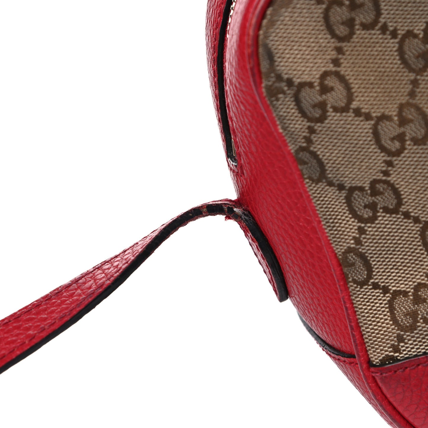 Monogram Mini Bree Messenger Bag Red
