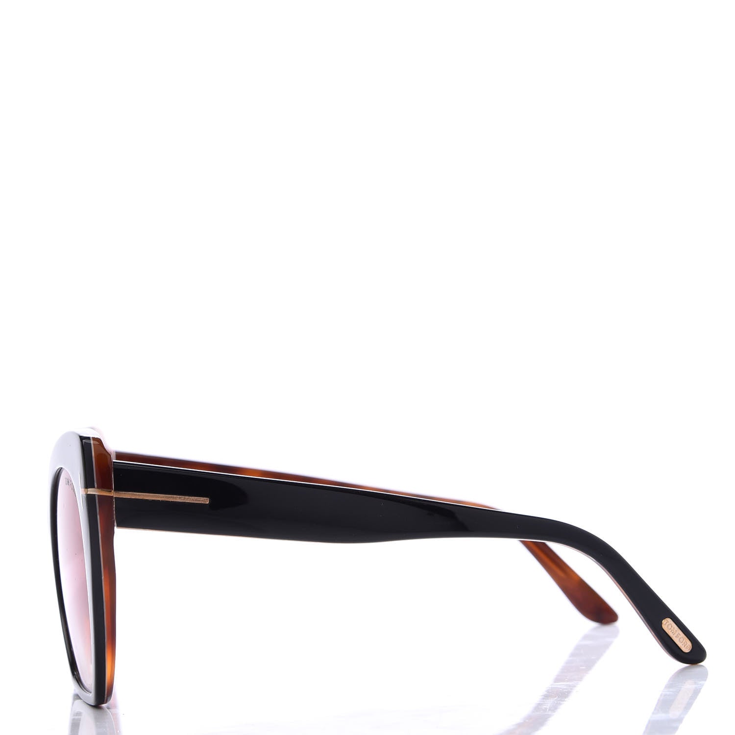 Tom Ford Samantha Cat Eye Sunglasses TF553 Havana 3 of 8