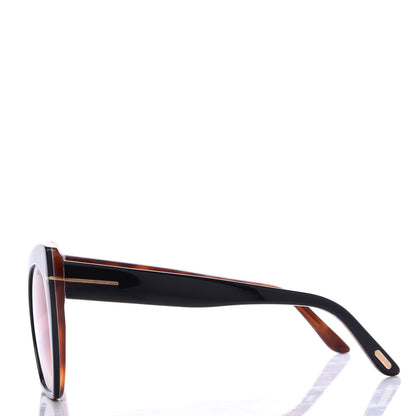 Tom Ford Samantha Cat Eye Sunglasses TF553 Havana 3 of 8