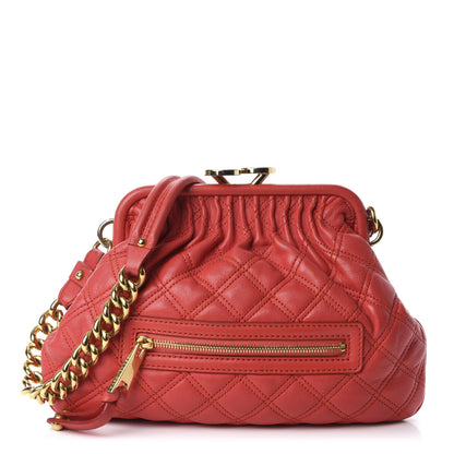 Marc Jacobs Calfskin Quilted Little Stam Red 1 of 10