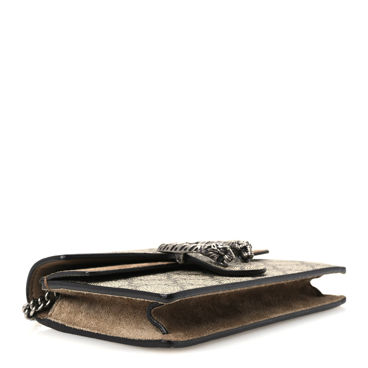 GG Supreme Monogram Super Mini Dionysus Shoulder Bag Taupe