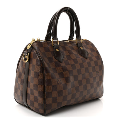 Louis Vuitton Damier Ebene Speedy Bandouliere 25 3 of 9