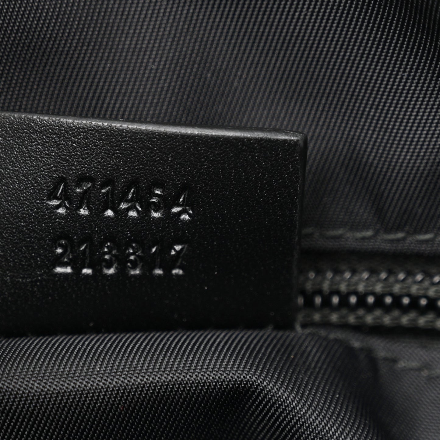 GG Supreme Monogram Web Messenger Bag Black