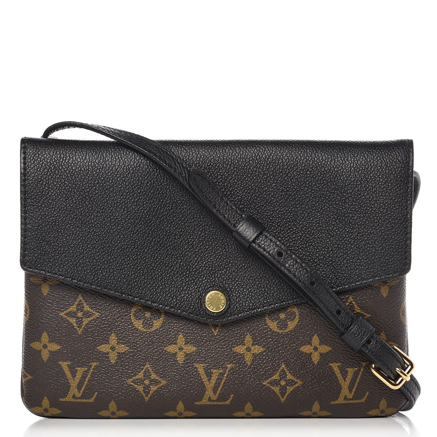 Monogram Twice Pochette Black