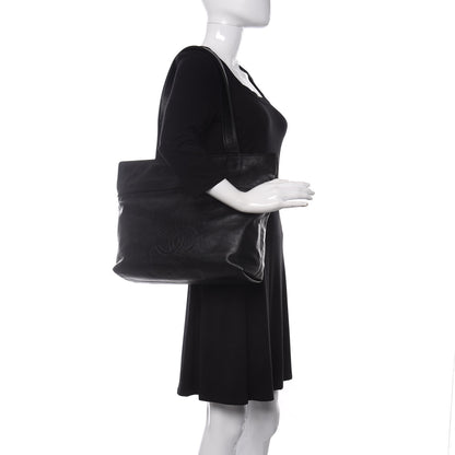 Chanel Lambskin CC Shoulder Bag Black 2 of 13