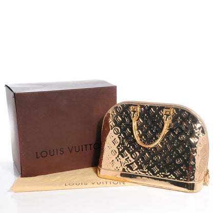 Louis Vuitton Monogram Miroir Alma MM Gold 5 of 8
