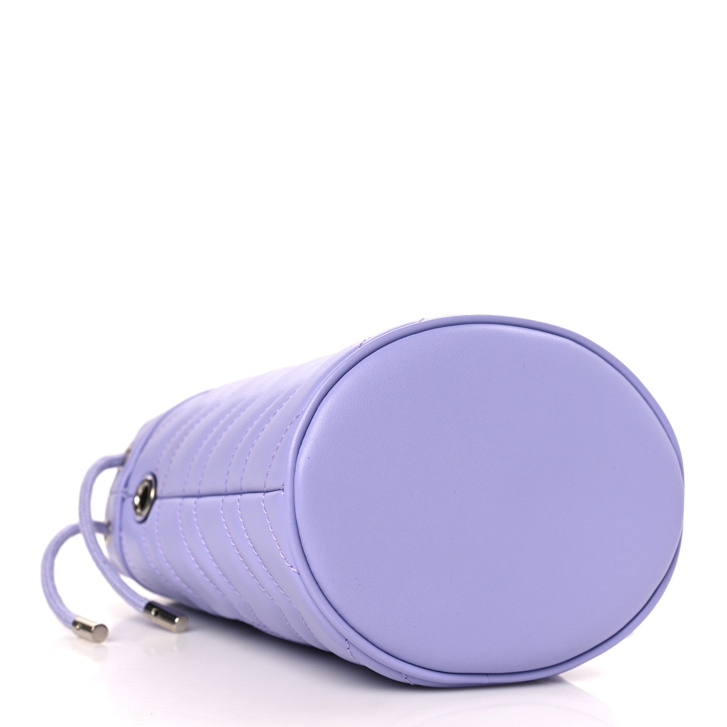 Gucci Calfskin Matelasse Heart Mini GG Marmont 2.0 Bucket Bag Lapis 4 of 10