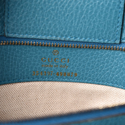 Gucci Dollar Calfskin Medium Swing Tote Marine Deep Cobalt 8 of 12
