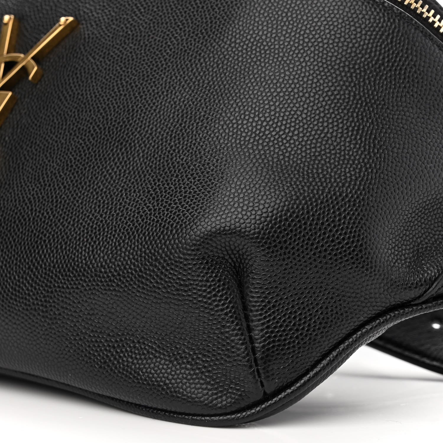 Saint Laurent Grain De Poudre Monogram Belt Bag Black 10 of 13