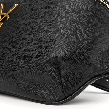 Saint Laurent Grain De Poudre Monogram Belt Bag Black 10 of 13
