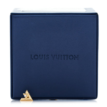 Louis Vuitton 18K Yellow Gold Diamond LV Volt Single Stud Earring 5 of 5
