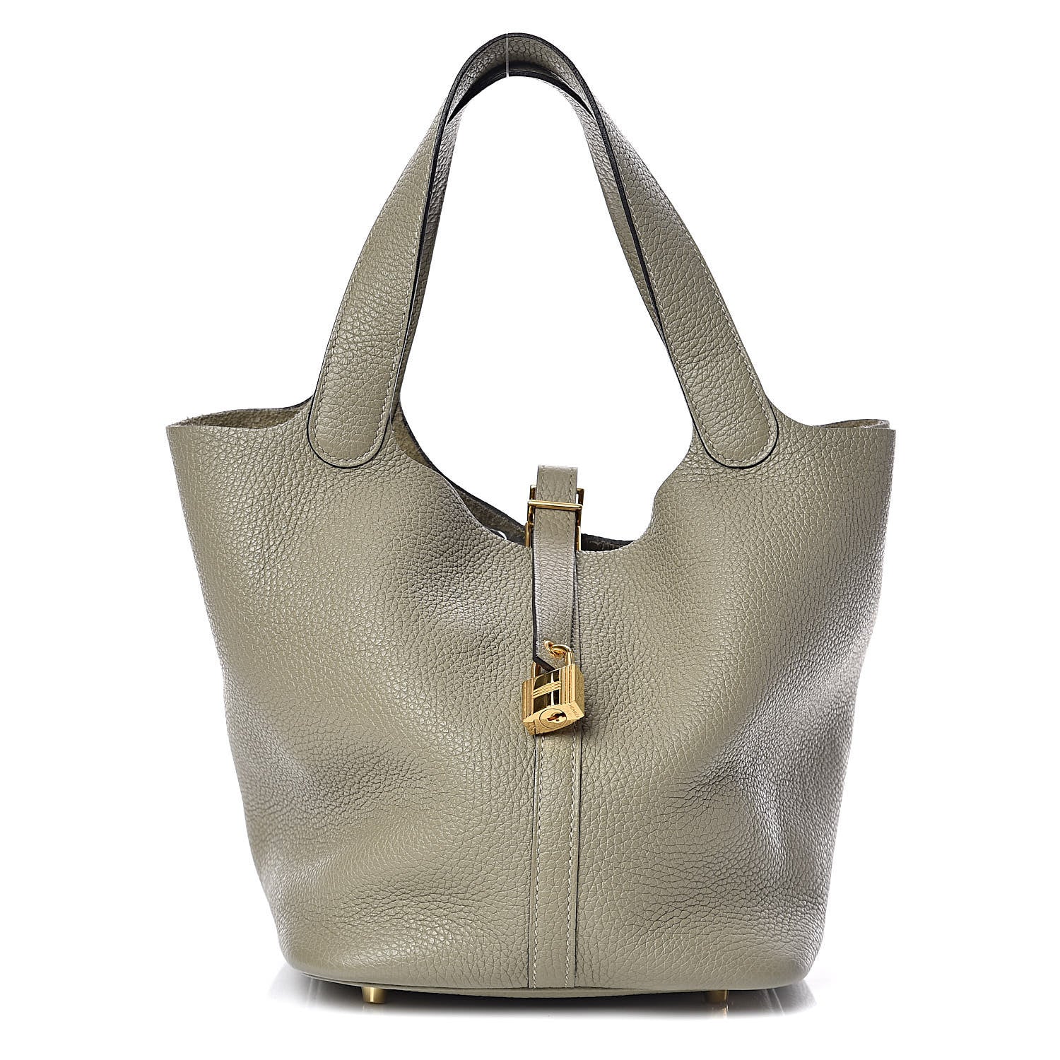 Hermes Taurillon Clemence Picotin Lock 22 MM Sauge 1 of 10