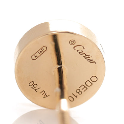 Cartier 18K Yellow Gold LOVE Earrings 4 of 6