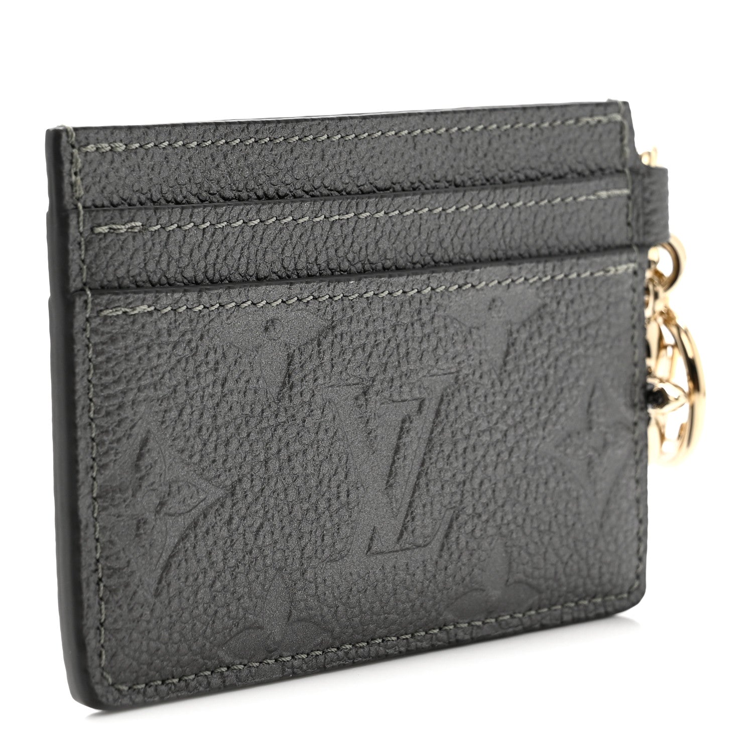 Louis Vuitton Empreinte Monogram LV Charms Card Holder Gunmetal 3 of 7