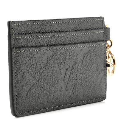 Louis Vuitton Empreinte Monogram LV Charms Card Holder Gunmetal 3 of 7