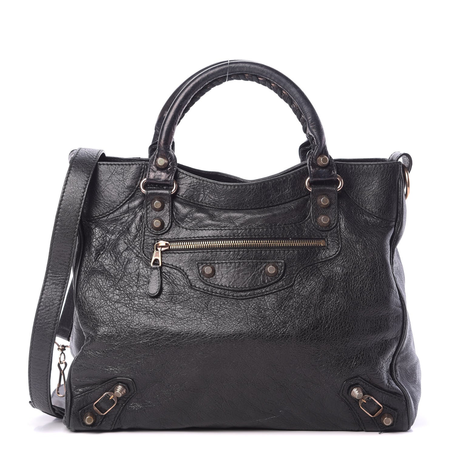 Balenciaga Agneau Giant 12 Rose Gold Hardware Velo Black 1 of 14