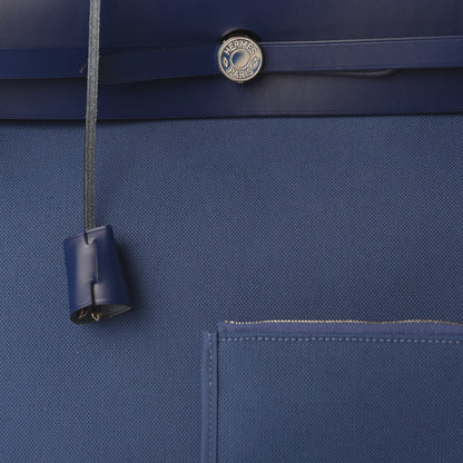 Hermes Toile Vache Hunter Herbag Zip 39 MM Bleu Brighton Bleu Saphir 9 of 10