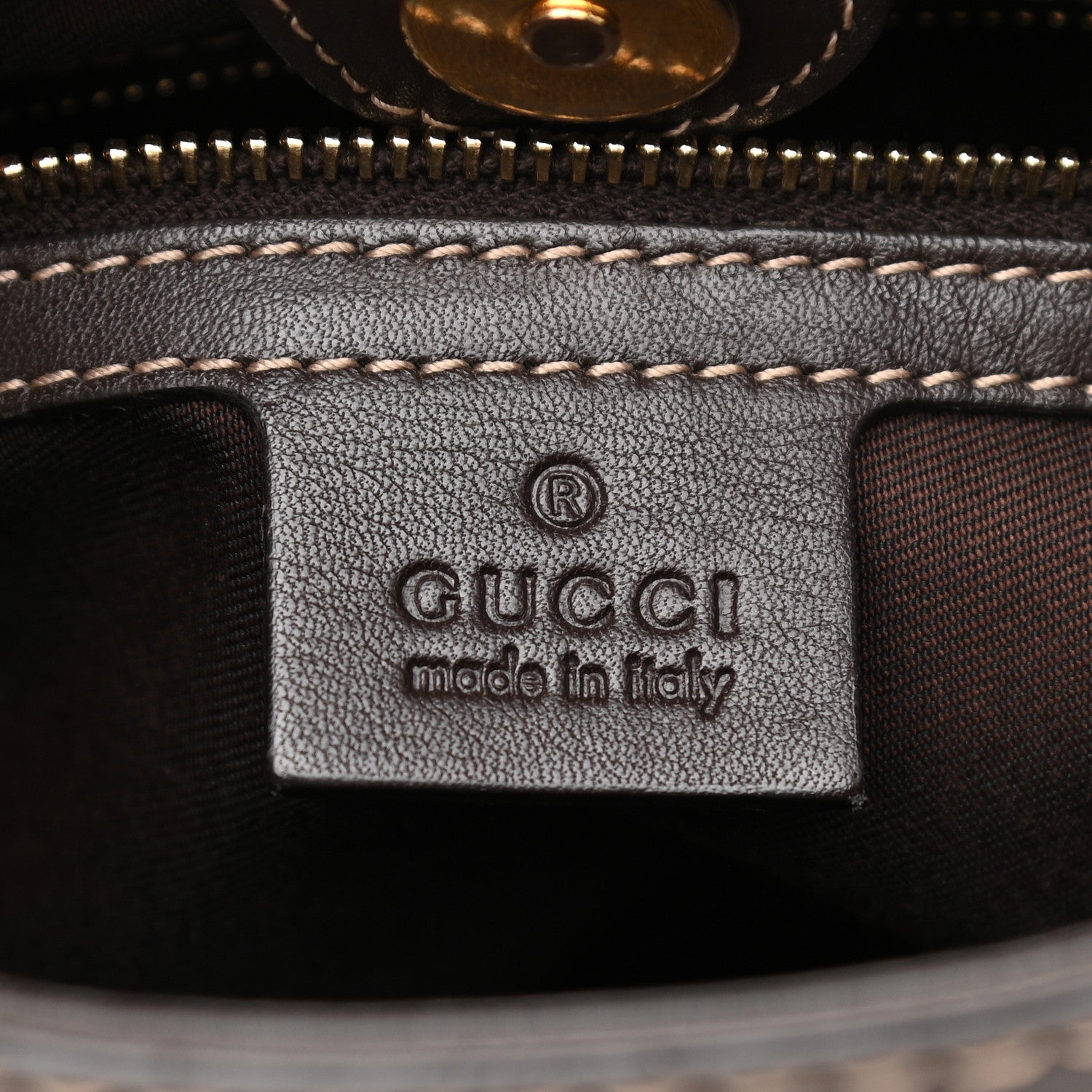 Gucci Crystal Monogram Medium Mix Tote Brown 6 of 9