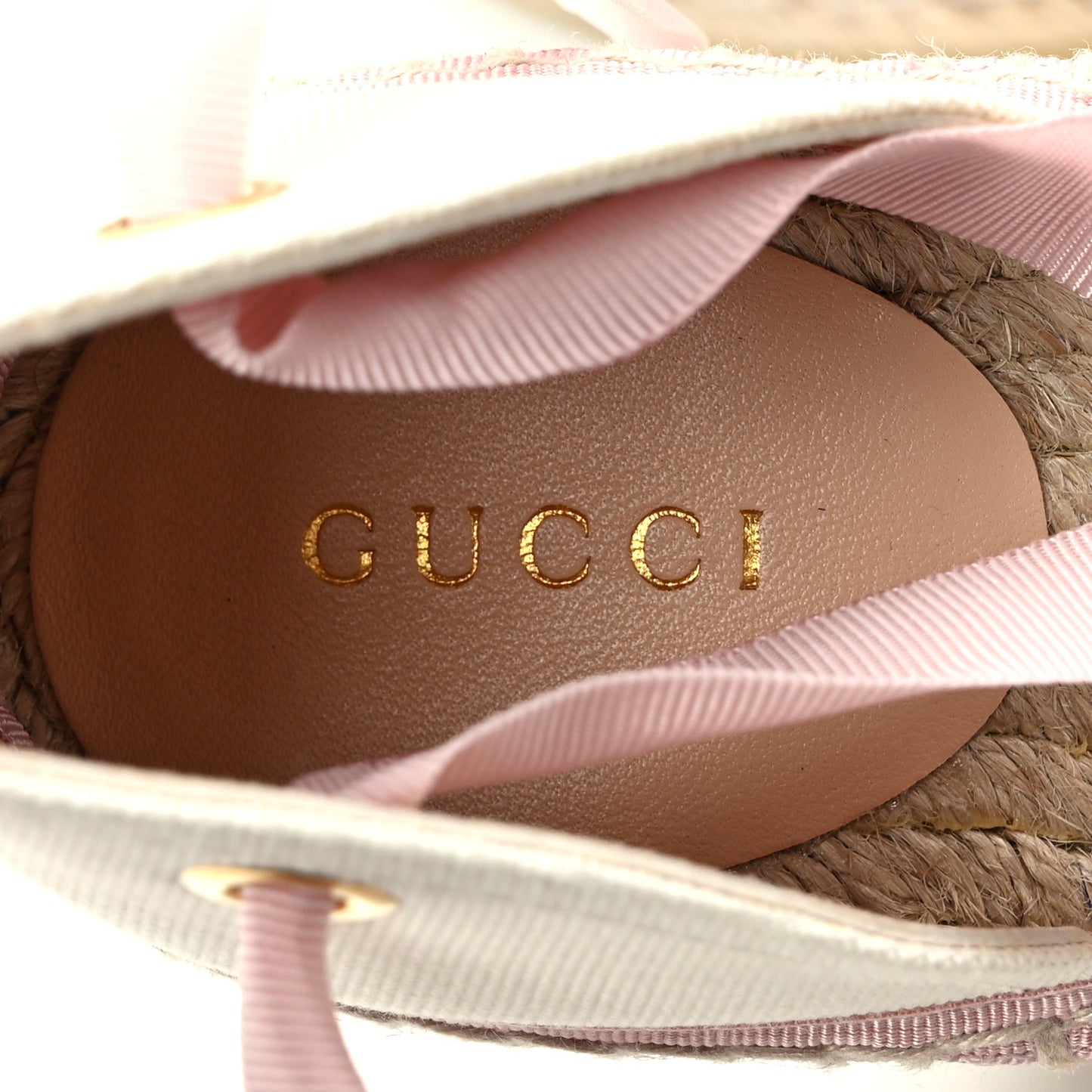 Canvas Grossgrain Embroidered Judit Ankle Wrap Platform 35/120mm Espadrille Wedges 40 White Shell
