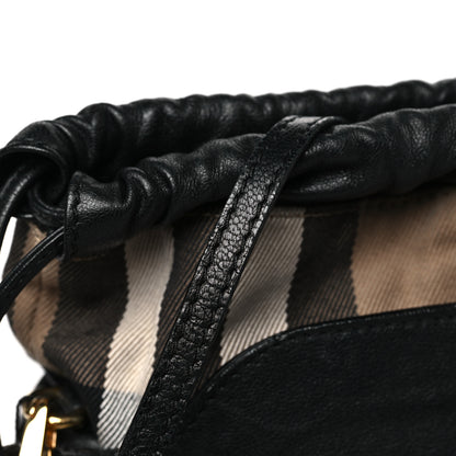 Burberry Derby Calfskin House Check Little Crush Black 12 of 12