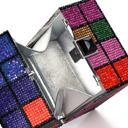 Judith Leiber Crystal Rubix Cube Clutch Multicolor 5 of 14