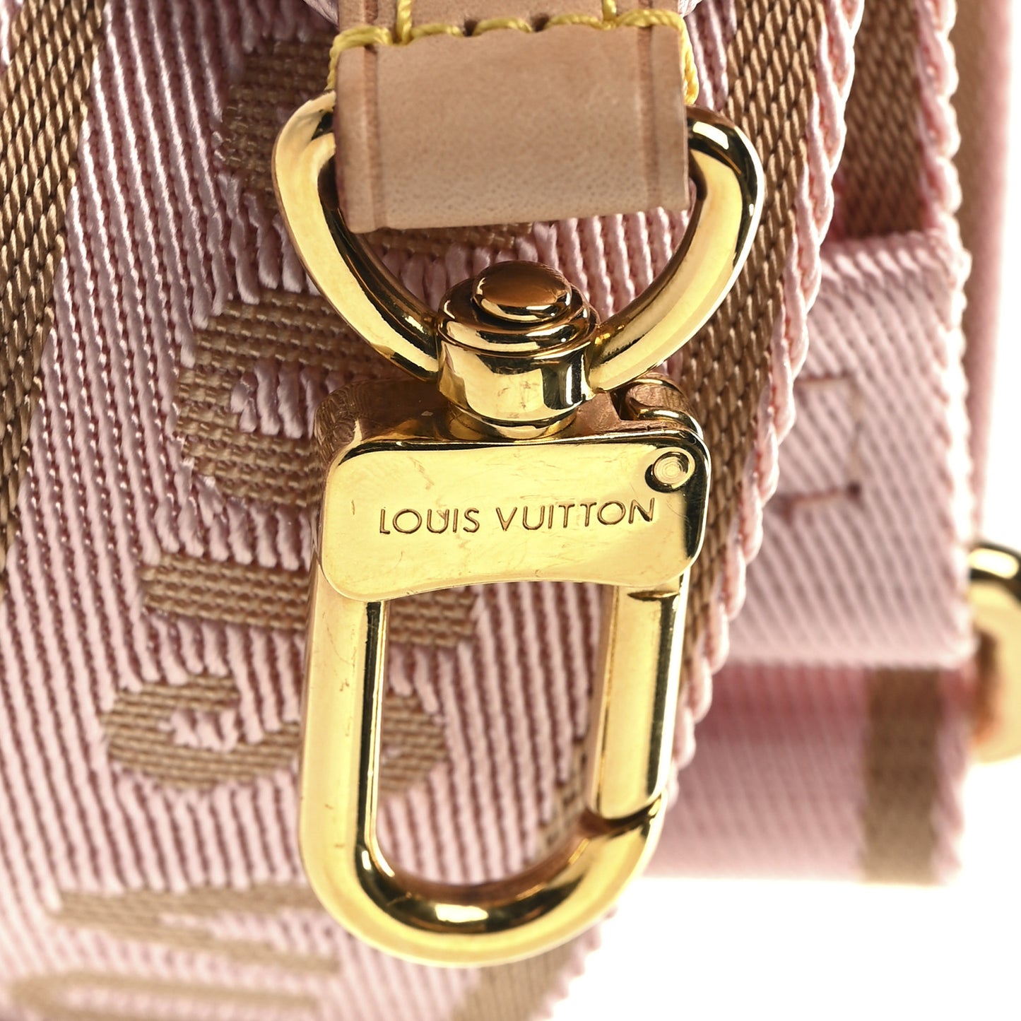Monogram Multi Pochette Accessories Shoulder Strap Rose Clair
