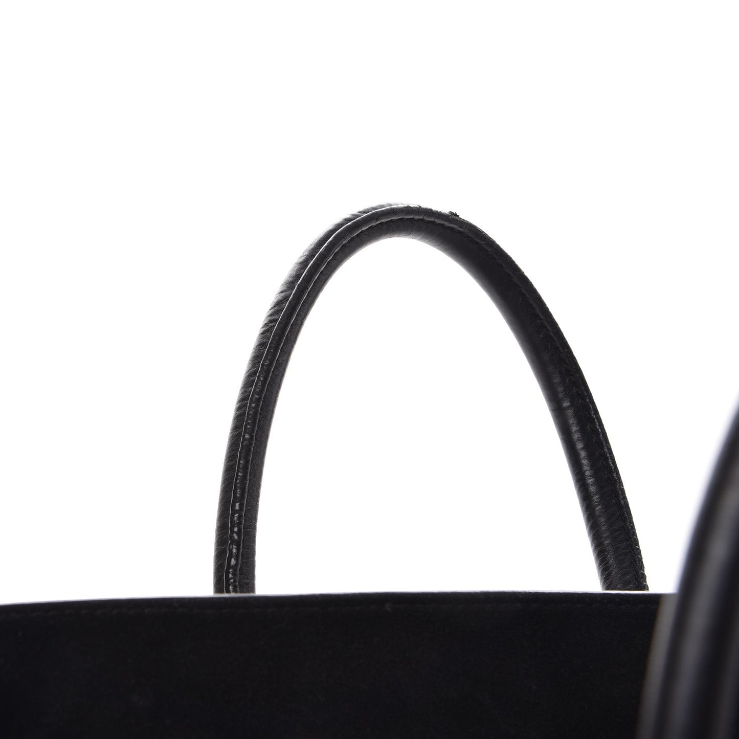 Supple Calfskin Medium Phantom Luggage Black