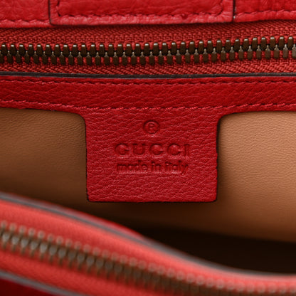 Gucci Suede Bamboo Fringe Medium Shopper Tote Red 6 of 12