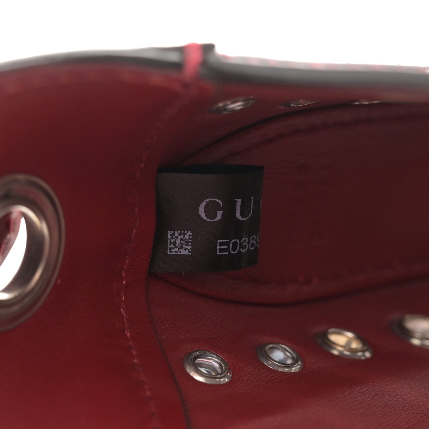 Gucci Calfskin Ha Ha Ha Jackie 1961 Eyelet Hobo Bordeaux 7 of 10