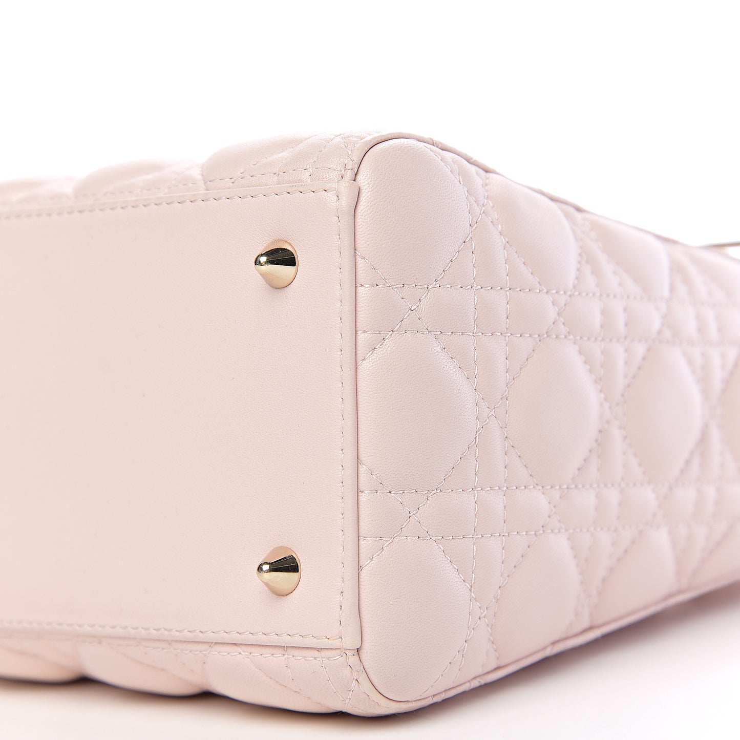 Lambskin Cannage Medium Lady Dior Light Pink