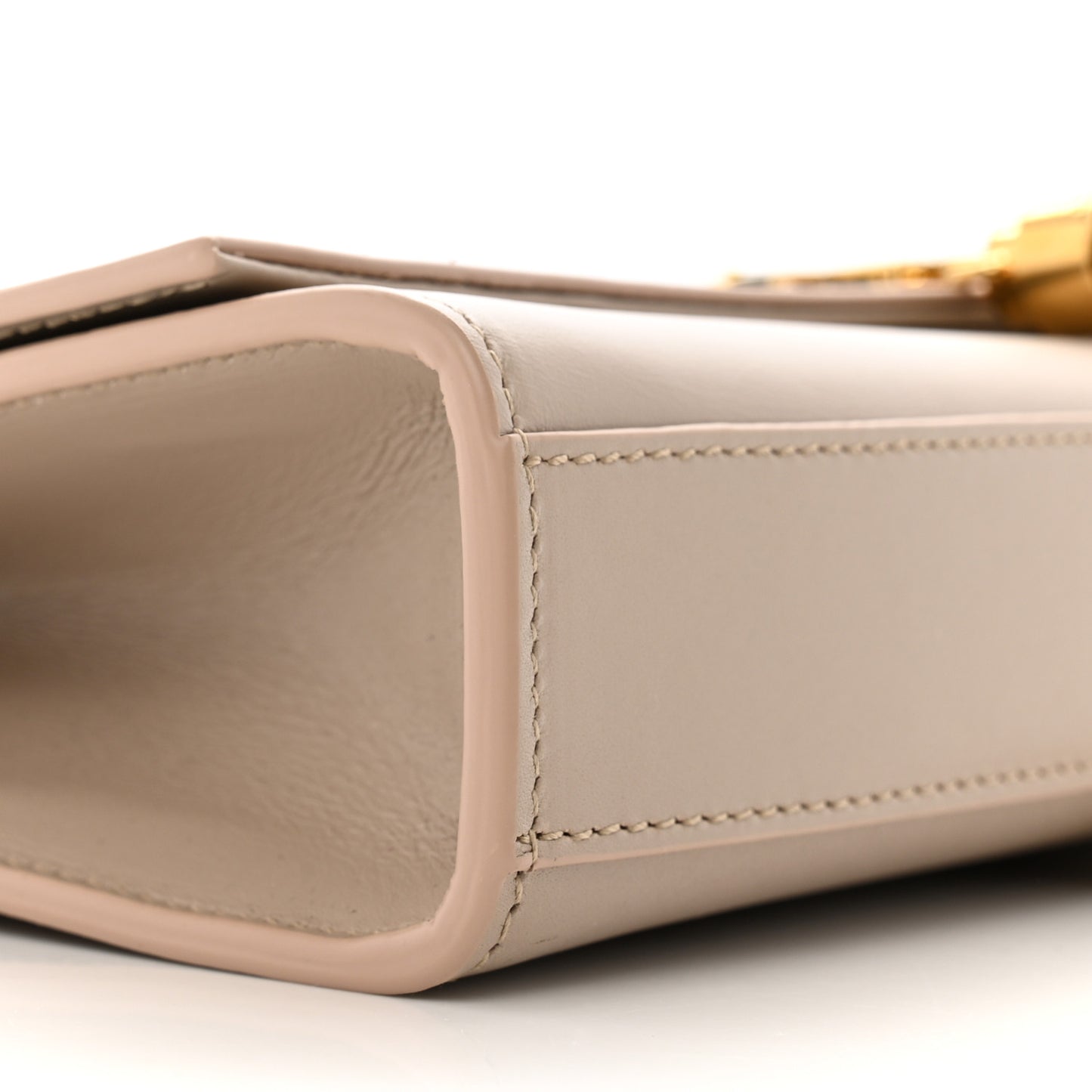Smooth Calfskin Medium Classic Monogram Kate Tassel Satchel Light Natural