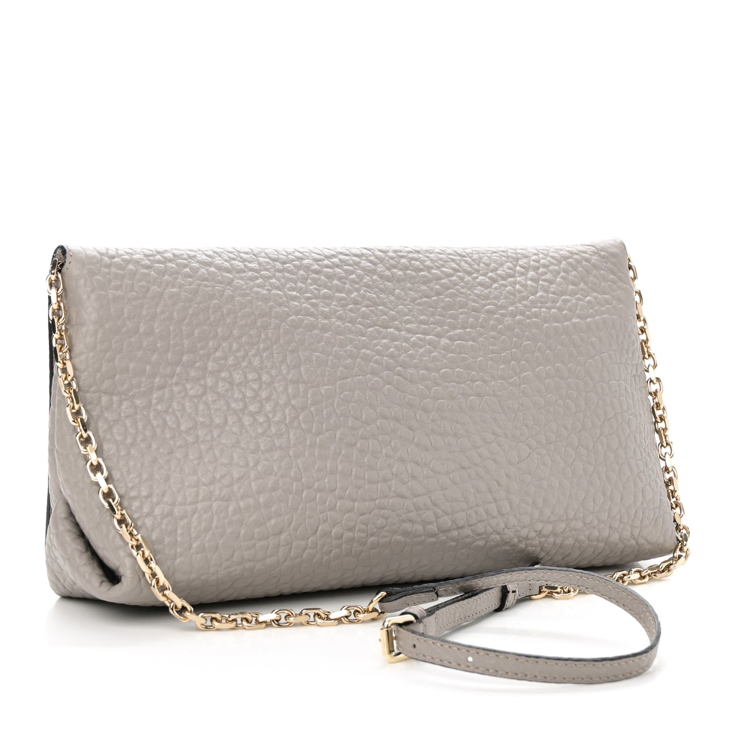 Signature Grain Medium Mildenhall Crossbody Bag Pale Grey