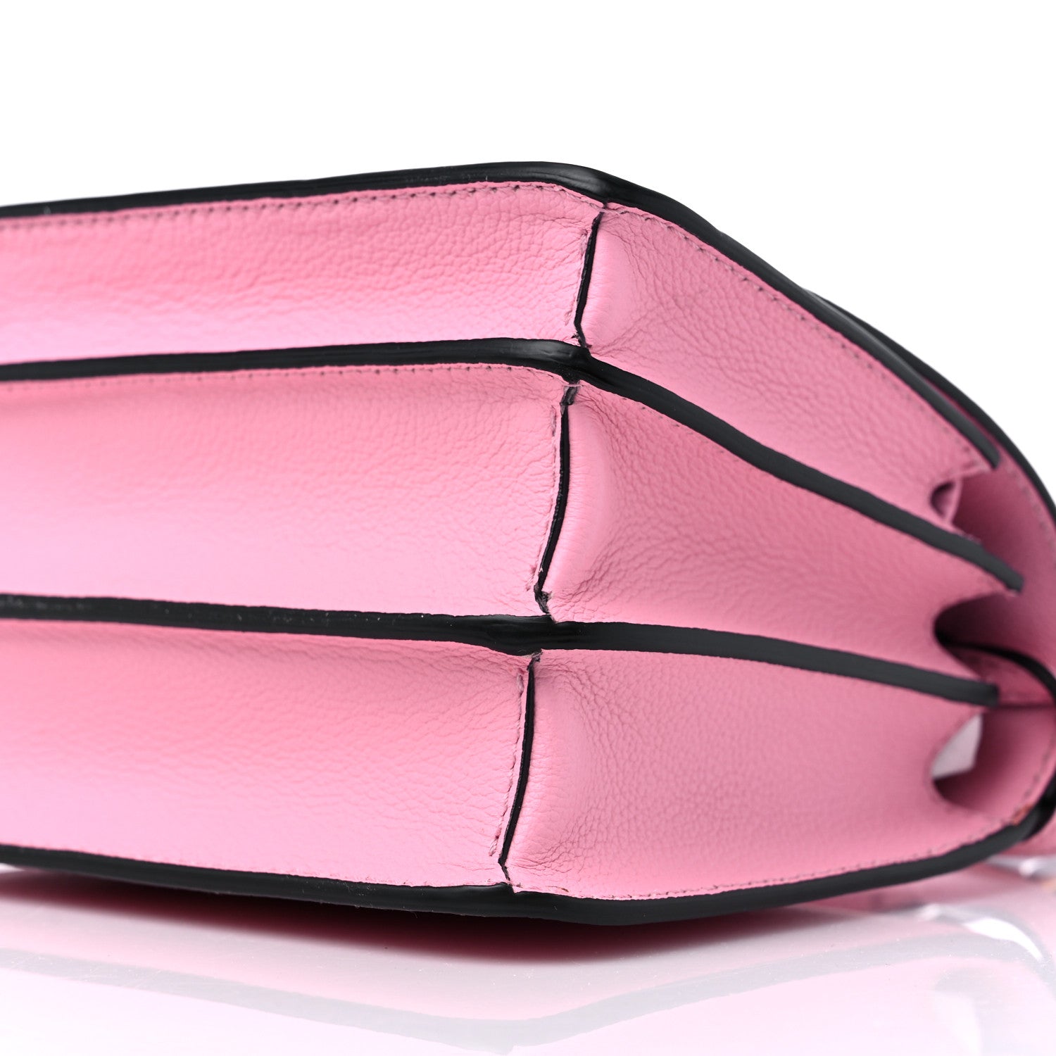 Versace Grained Calfskin La Medusa Shoulder Bag Pink 9 of 10
