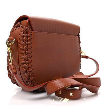 Christian Dior Grained Calfskin Medium Whipstitched Bobby Bag Dark Tan 3 of 7