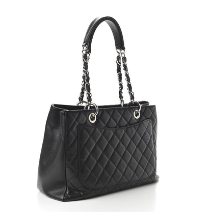 Chanel Caviar Quilted Grand Shopping Tote GST Black 3 of 10