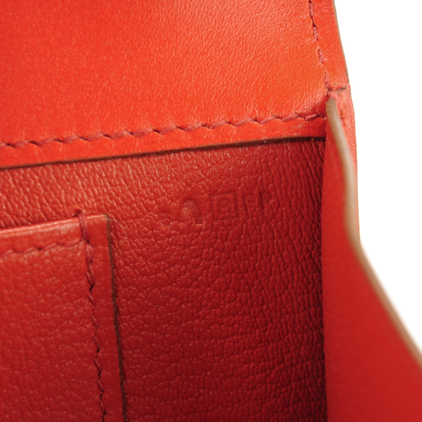Tadelakt Medor Clutch 23 Sanguine