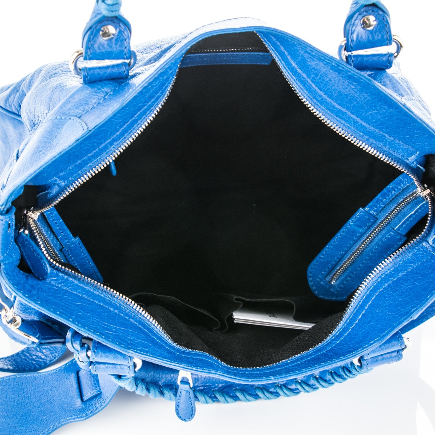 Balenciaga Agneau Giant 12 Silver Hardware Velo Bleu Lazuli 5 of 7