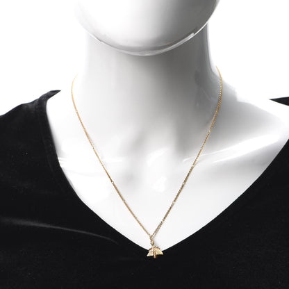 Gucci 18K Yellow Gold Le Marche Des Merveilles Bee Pendant Necklace 2 of 6