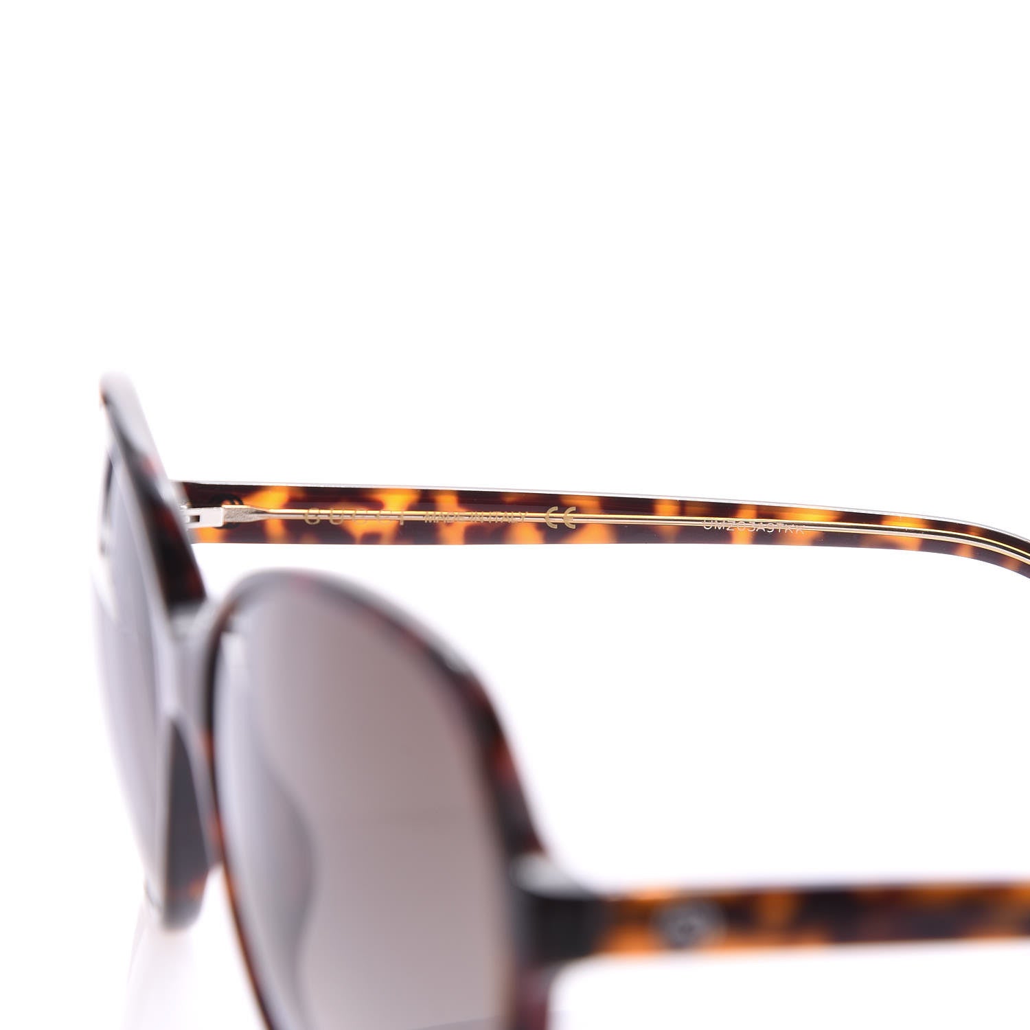 Gucci Acetate Oversize Round Frame Sunglasses GG0509S Tortoise 6 of 8