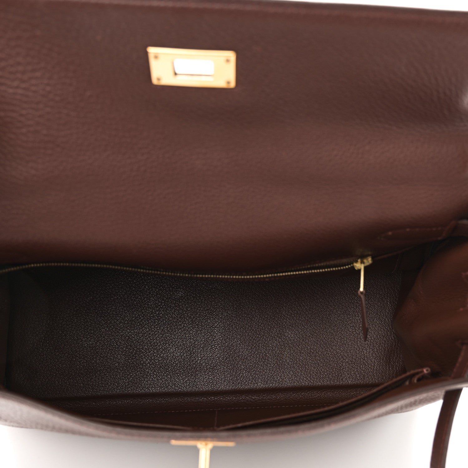 Hermes Togo Kelly Retourne 32 Havane 5 of 10